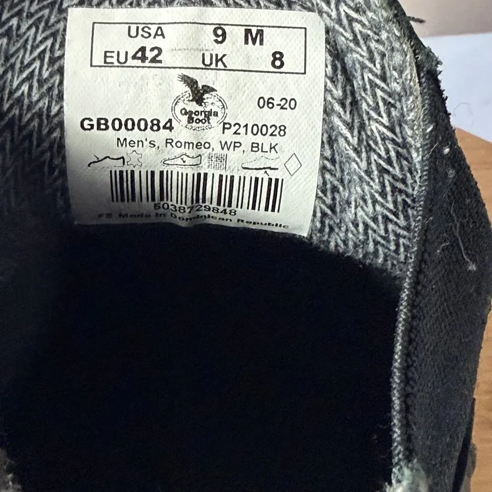 Georgia Giant Waterproof High Romeo Boot GB00084 Work Boots Men Size 9
